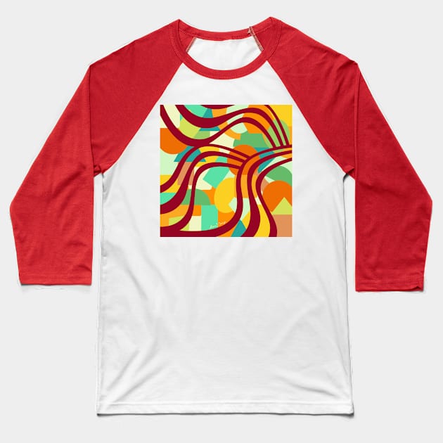 Pathways of Life Baseball T-Shirt by ellenaJ